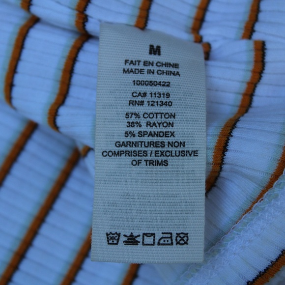 Garage Striped Tube Top - Picture 4 of 4